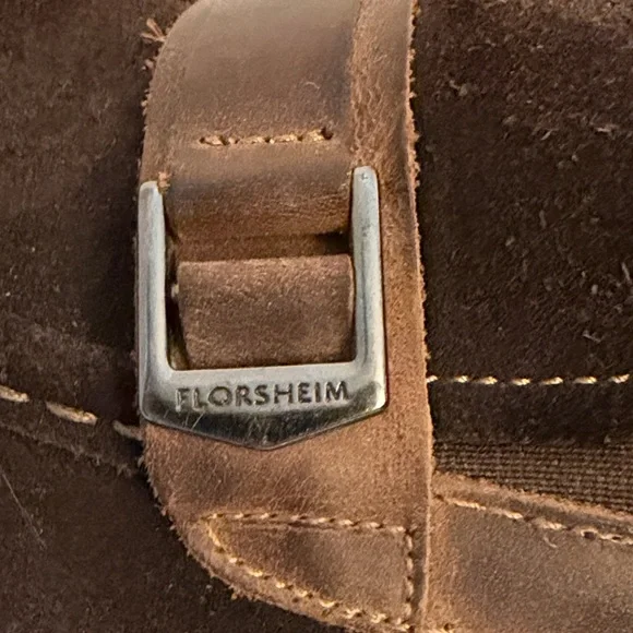 Florsheim Dark Brown Suede Leather Upper Slip-on Driving Loafer—-Men’s 12D - Picture 6 of 10